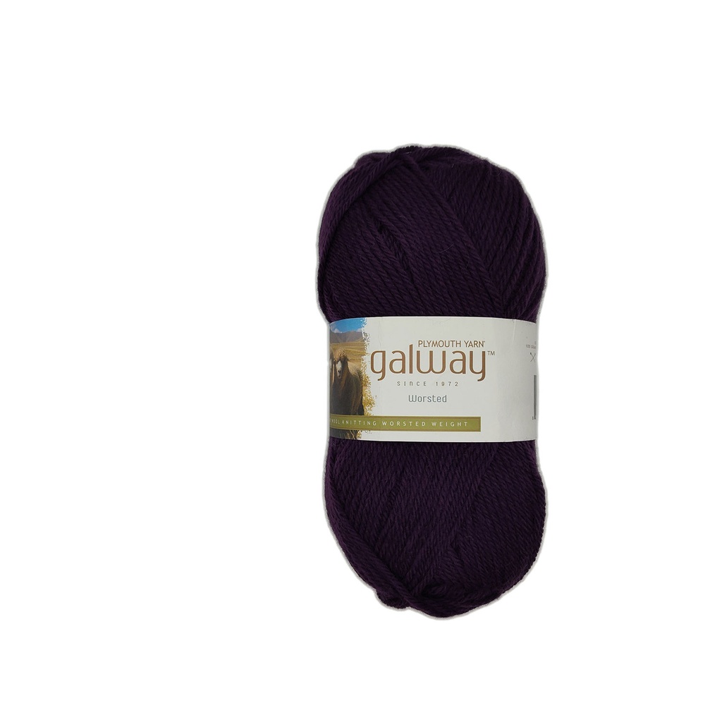 Plymouth Galway Worsted Dark Plum 0030 (discontinued)