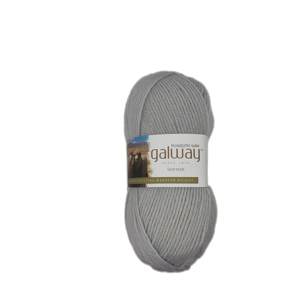 Plymouth Galway Worsted Glacier Grey 205