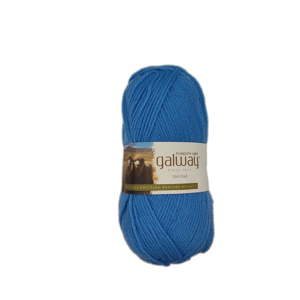 Plymouth Galway Worsted Heritage Blue 0175 (discontinued)