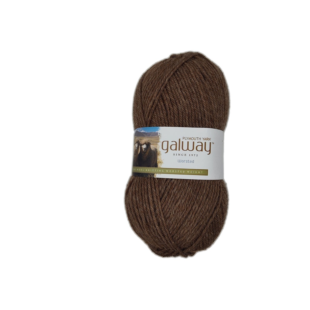 Plymouth Galway Worsted Pale Brown Heather 0711