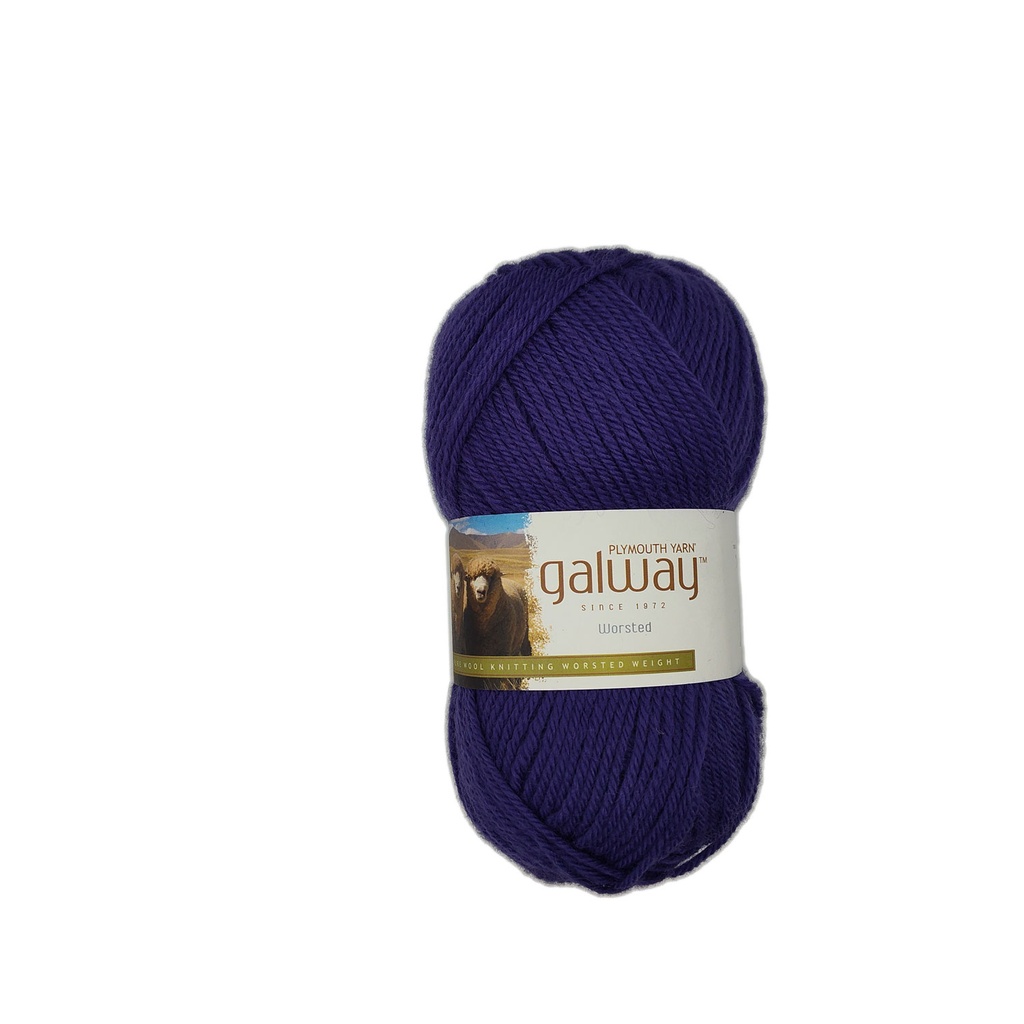 Plymouth Galway Worsted Purple Cran 0166 (discontinued)