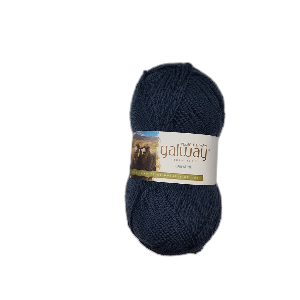 Plymouth Galway Worsted Steel Blue 0184 (discontinued)