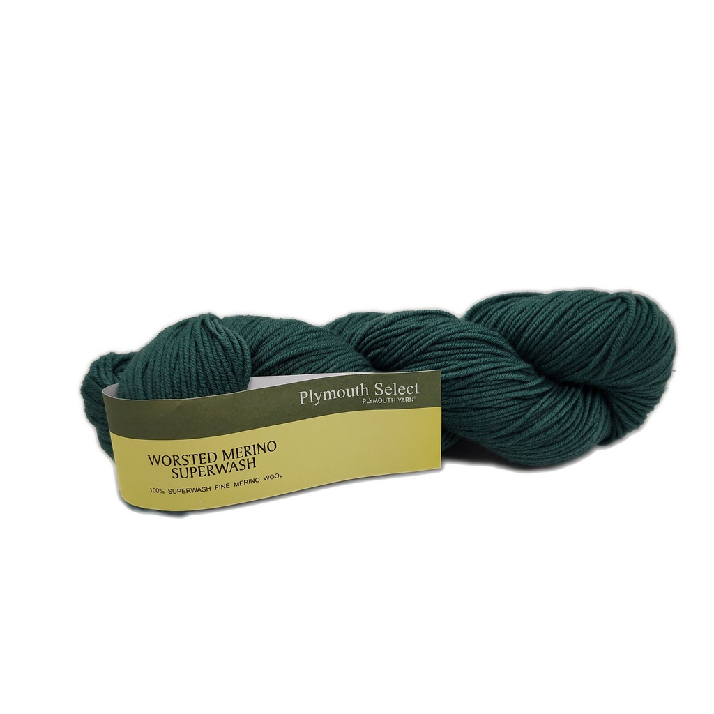 Plymouth Worsted Merino Superwash Blue Spruce 98