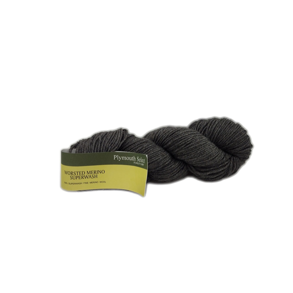 Plymouth Worsted Merino Superwash Charcoal 67