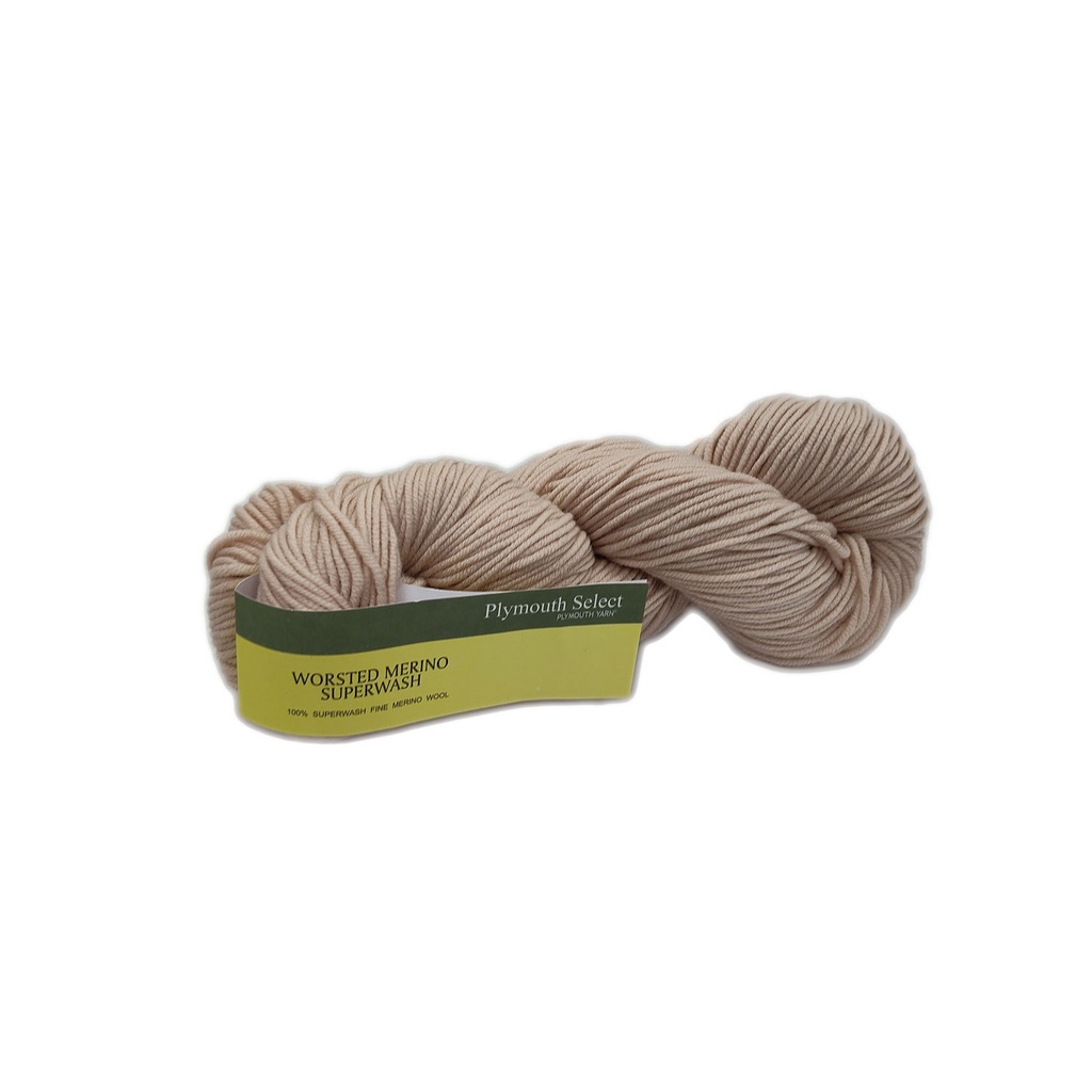 Plymouth Worsted Merino Superwash Creme 33