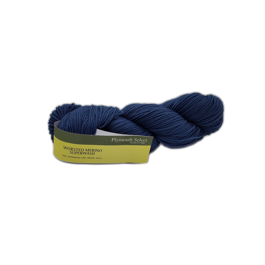 Plymouth Worsted Merino Superwash Denim 22 