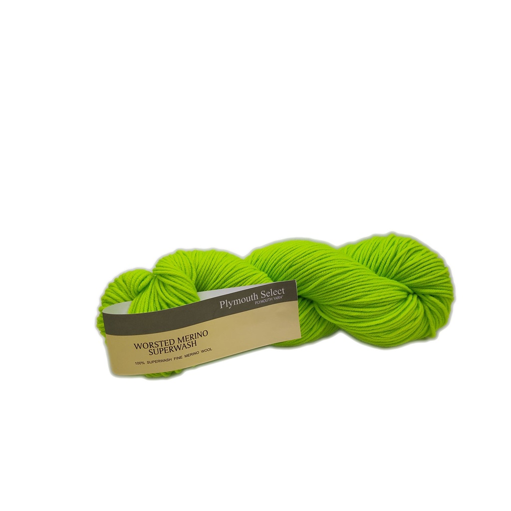 Plymouth Worsted Merino Superwash Lime Green 99