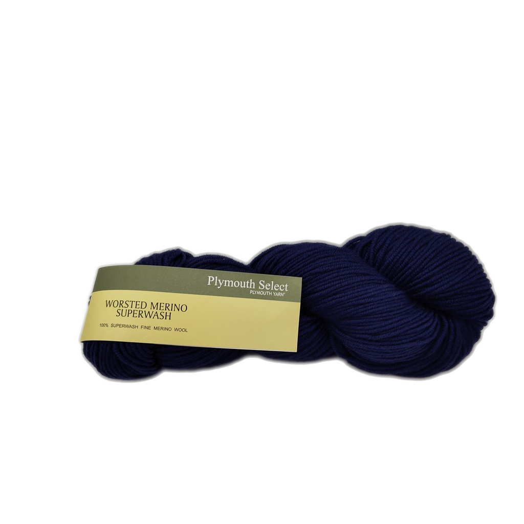 Plymouth Worsted Merino Superwash Navy 11