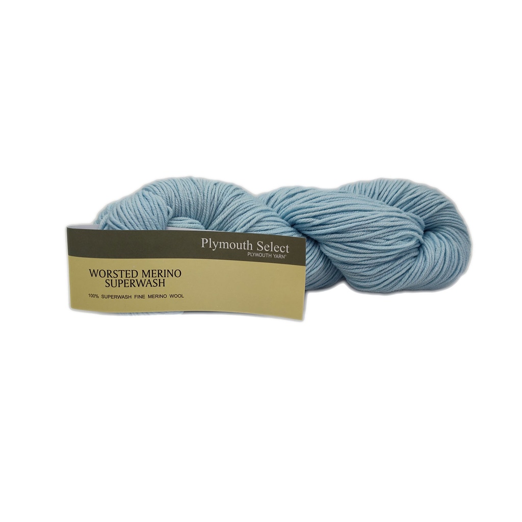 Plymouth Worsted Merino Superwash Palest Blue 103