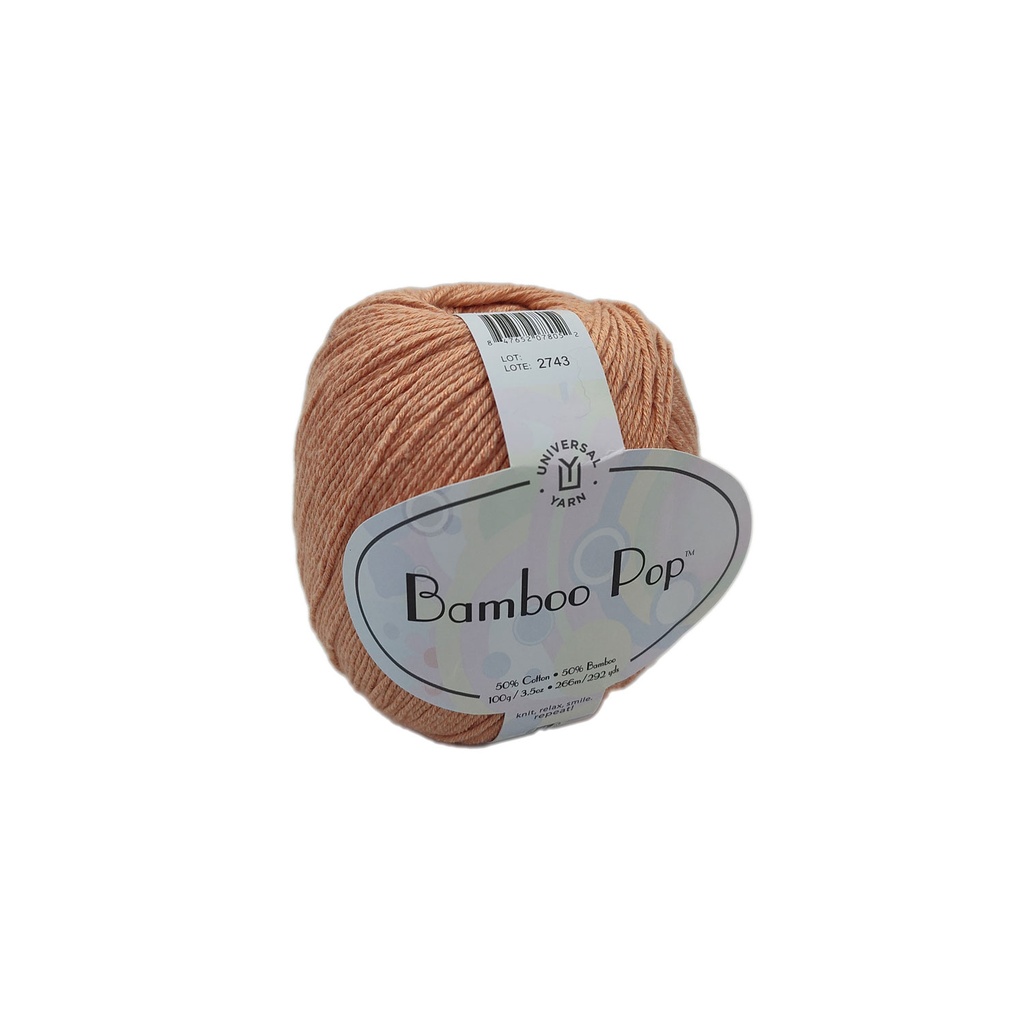 Universal Bamboo Pop Solid Apricot Slush 135
