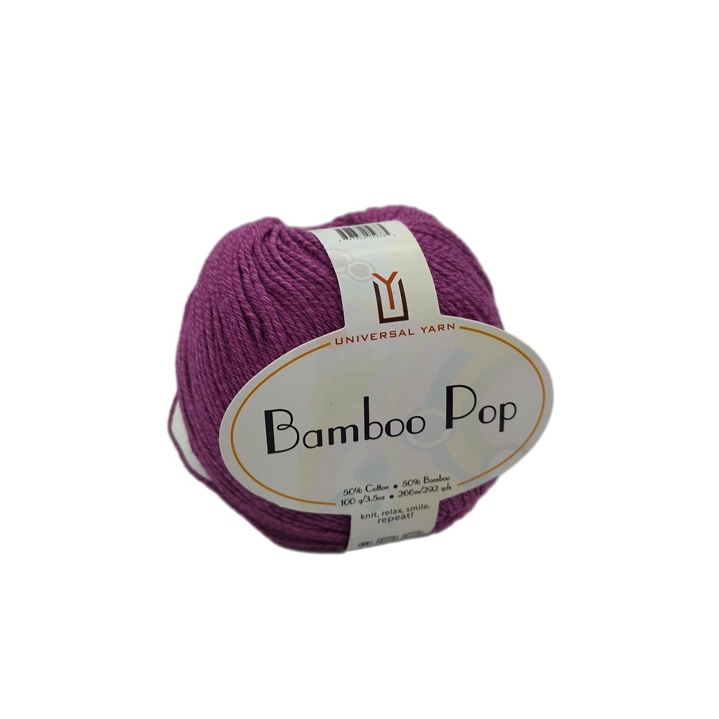 Universal Bamboo Pop Solid Fuchisa 123