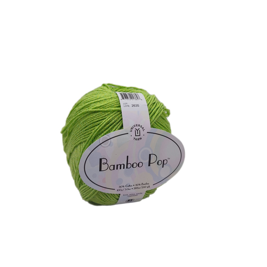 Universal Bamboo Pop Solid Lime Green 108
