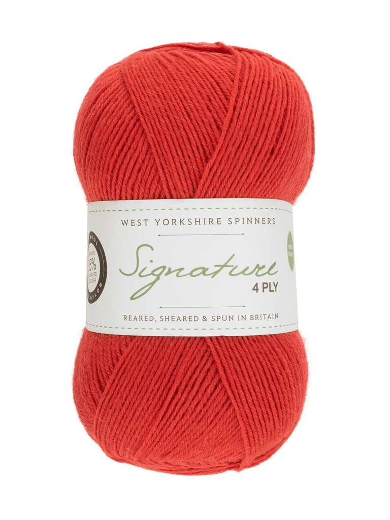 West Yorkshire Spinners Signature 4 Ply Cayenne Pepper 510