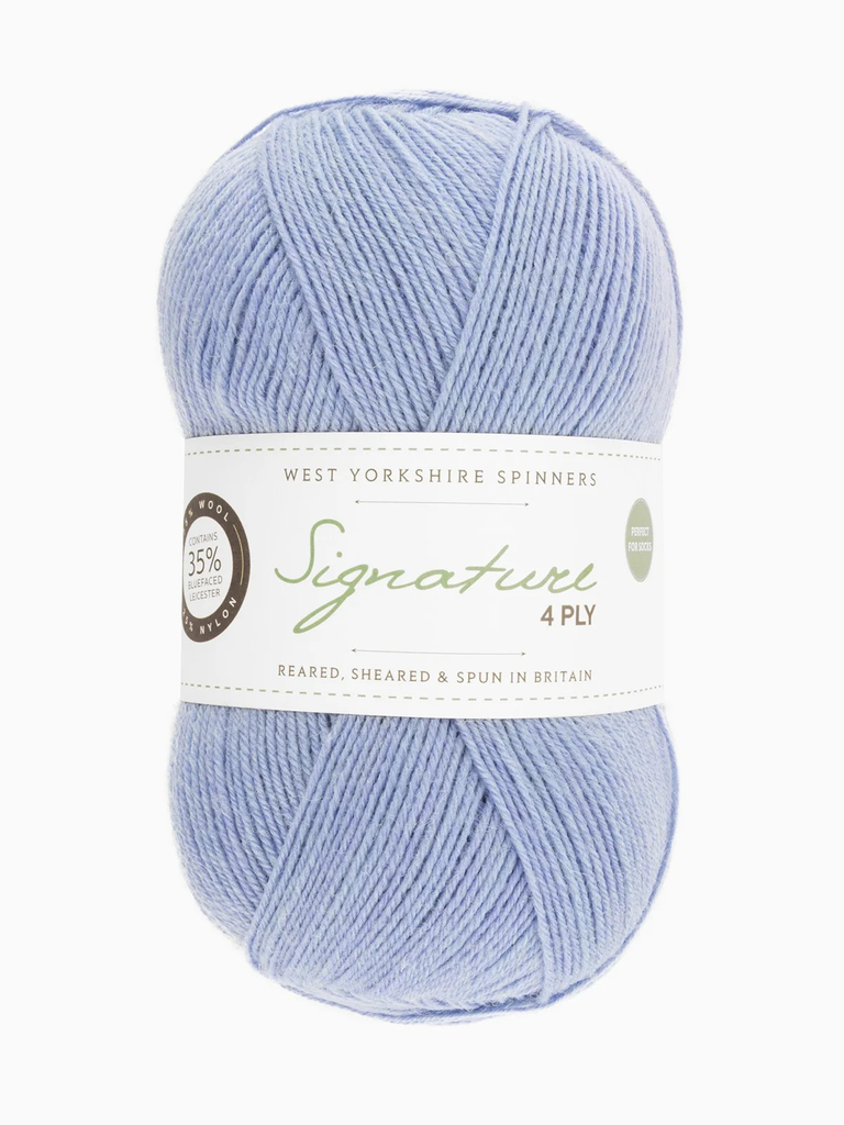 West Yorkshire Spinners Signature 4 Ply Cornflower 325