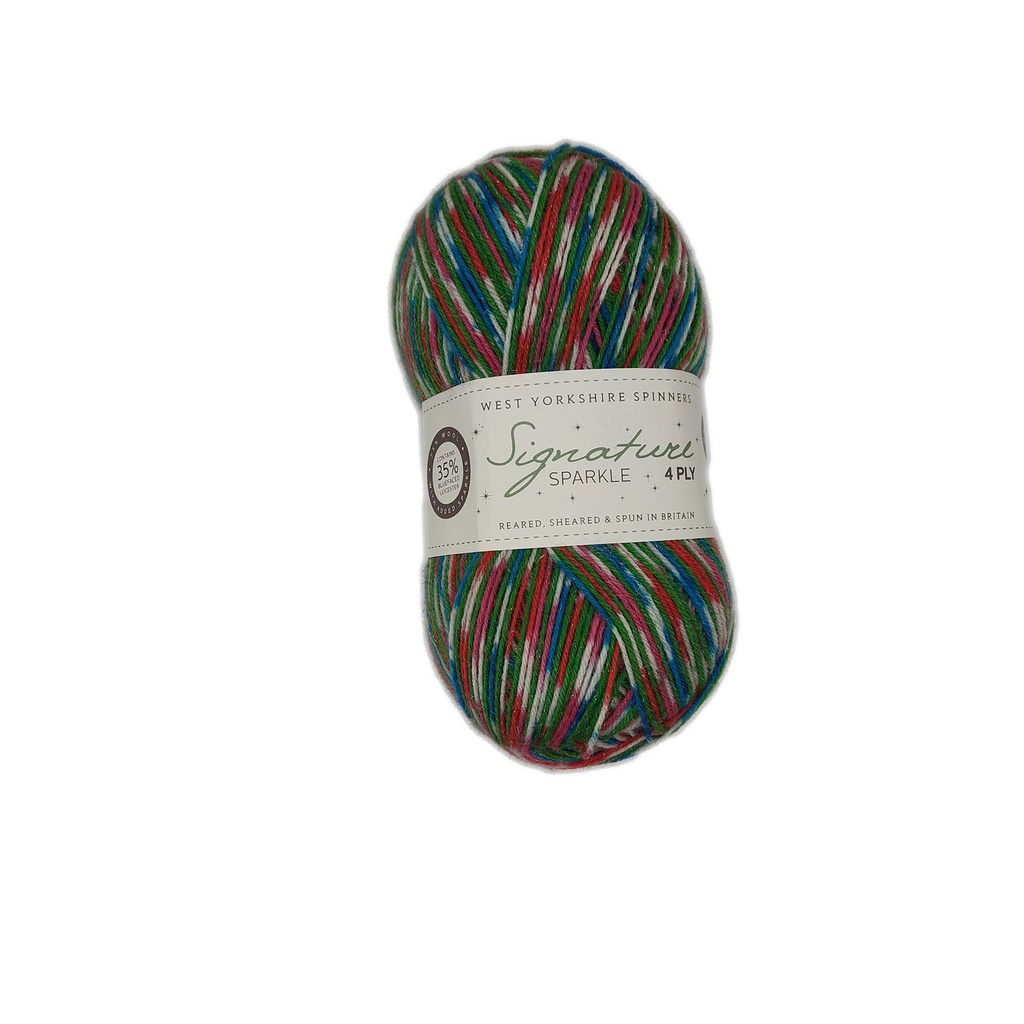 West Yorkshire Spinners Signature 4 Ply Fairy Lights Sparkle 905