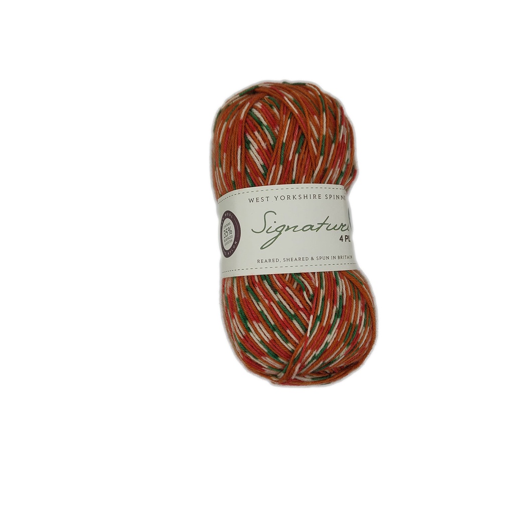 West Yorkshire Spinners Signature 4 Ply Gingerbread 1109