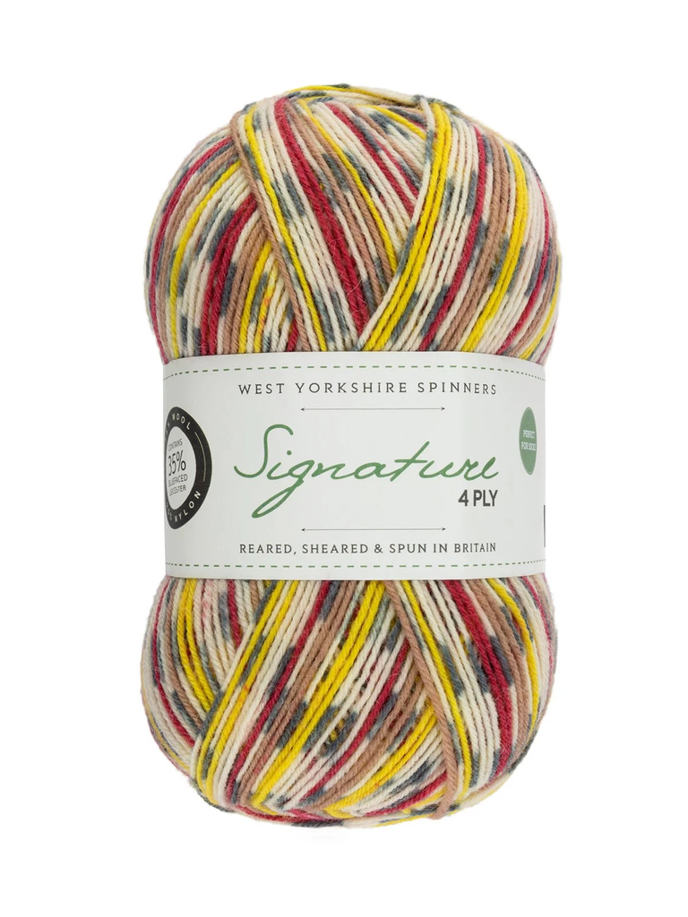 West Yorkshire Spinners Signature 4 Ply Country Birds Collection Goldfinch 840