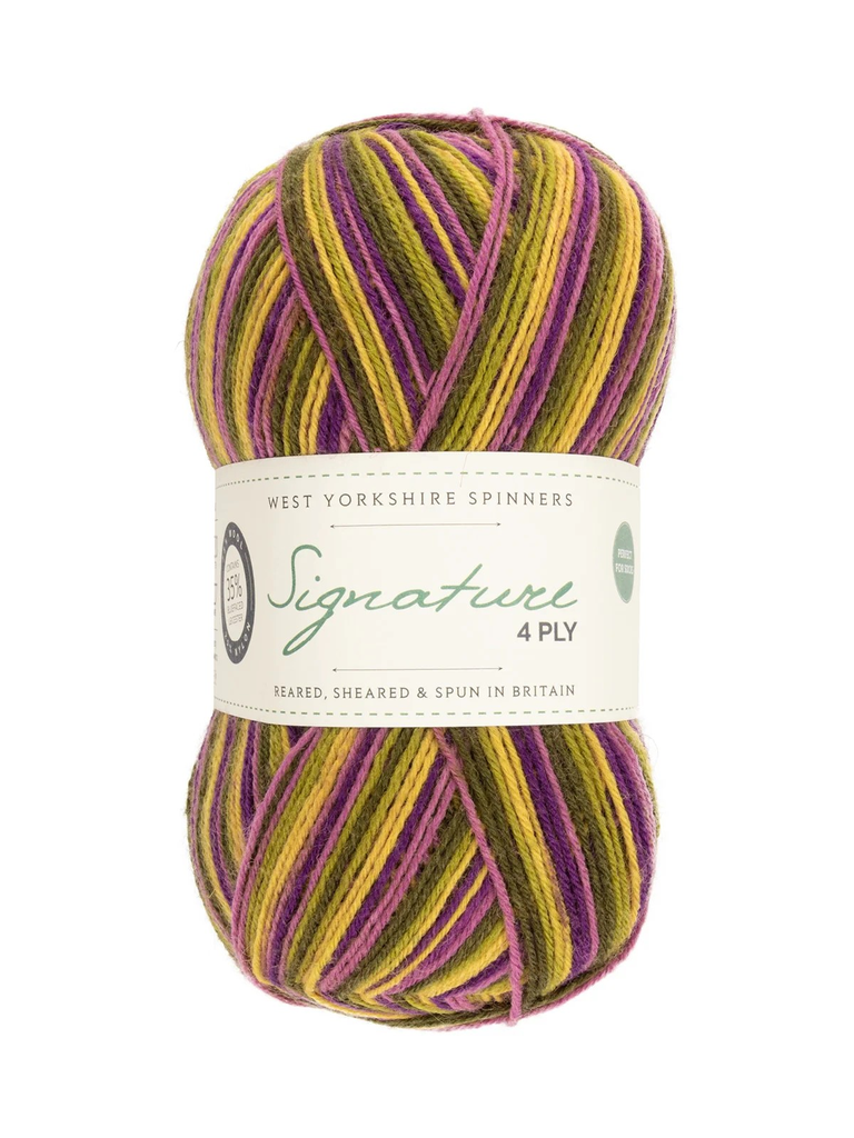 West Yorkshire Spinners Signature 4 Ply Cocktails Collection Passionfruit Cooler 811