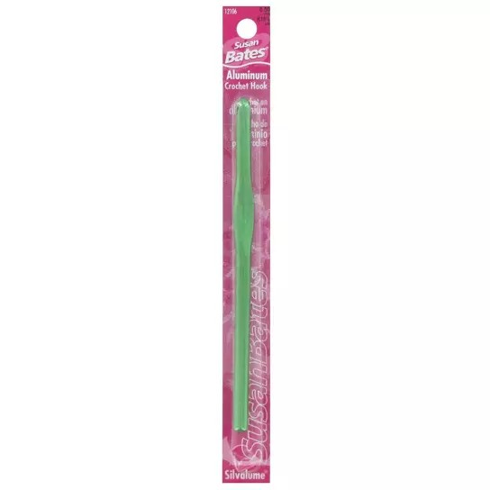 Susan Bates Silvalume Crochet Hook K/10.5 (6.5mm)