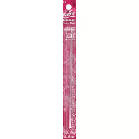 Susan Bates Silvalume Crochet hook C/2 (2.75mm)