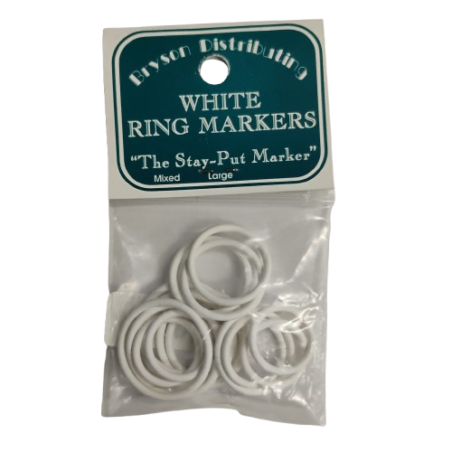 Bryson Large White Ring Markers
