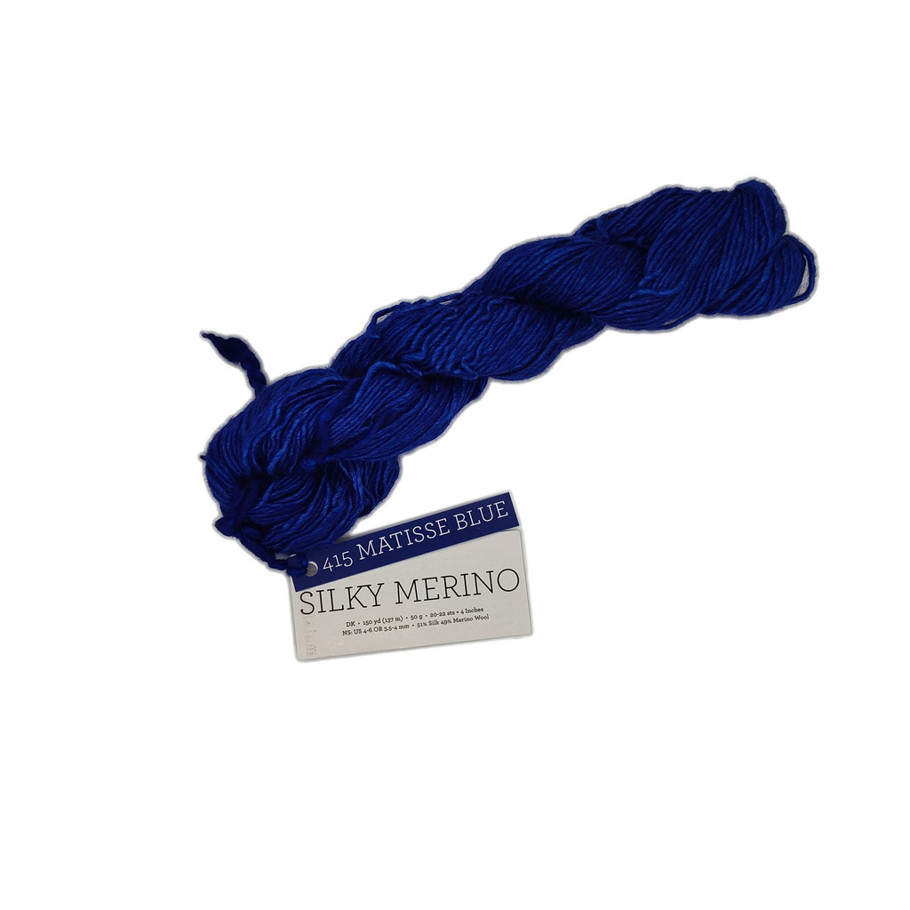 Malabrigo Silky Merino Matisse Blue 415