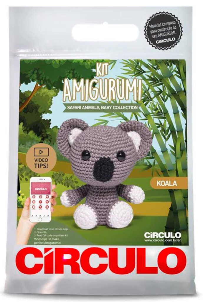Circulo Amigurumi Kit Safari Animals Koala