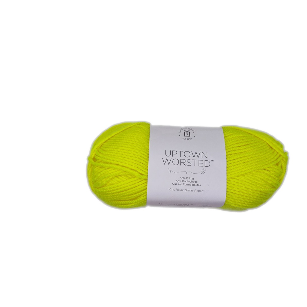Universal Uptown Worsted Neon Yellow 337