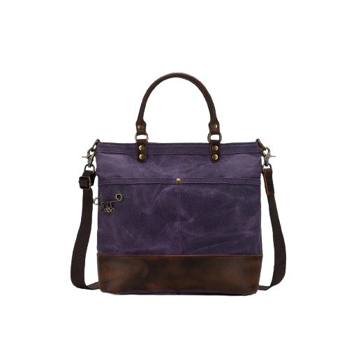 della Q Maker's Canvas Tote Purple