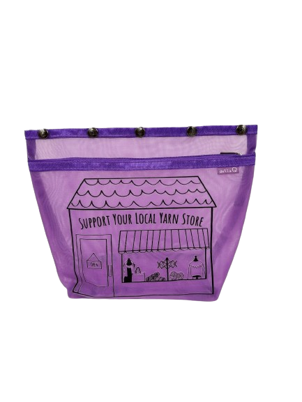 Support Your Local Yarn Store Oh Snap Single Bag Lilac