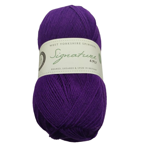 West Yorkshire Spinners Signature 4 Ply Amethyst 1003