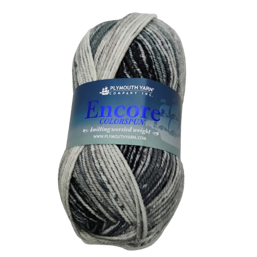 Plymouth Encore Colorspun Greys Mix 7802