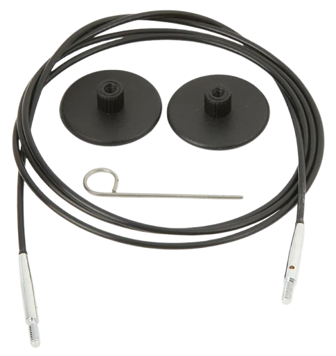 KnitPro Nylon Cable for Interchangeable Tips 60" Black  