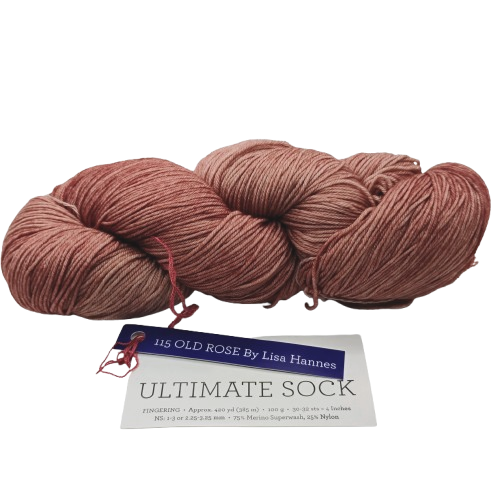 Malabrigo Ultimate Sock Old Rose 115