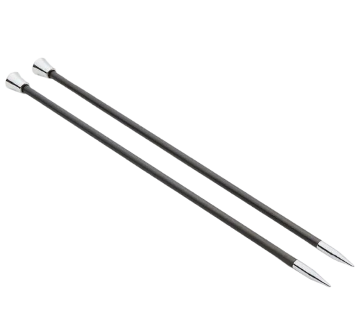 KnitPro Karbonz 14" Single Point Needles US#9 (5.5mm) 