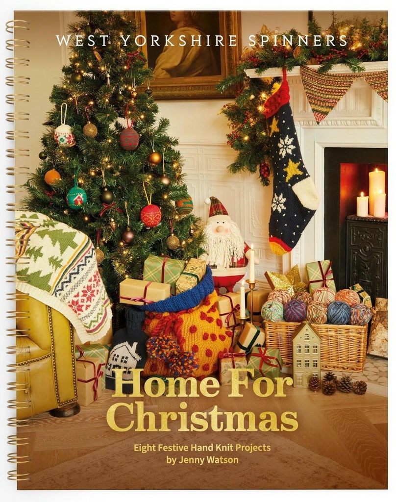 West Yorkshire Spinners Book Home For Christmas - Eight Festive Hand Knit Projects