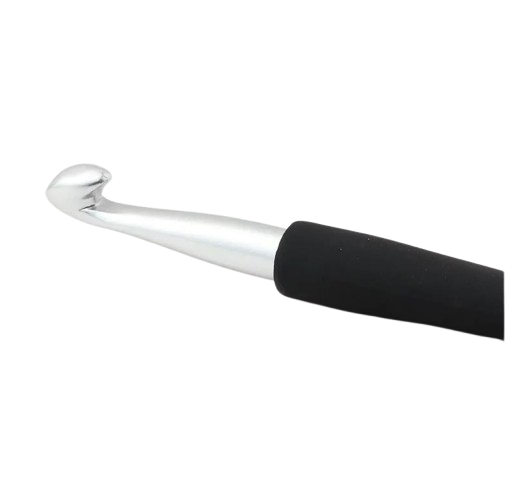 KnitPro Aluminium Silver Crochet Hook E/4 (3.5mm) 
