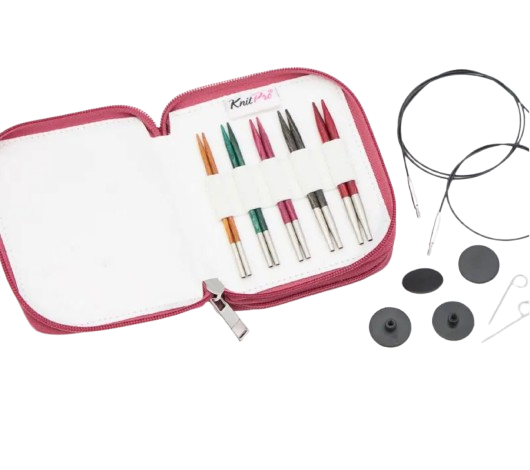 KnitPro Dreamz Starter Special Interchangeable Circular Needle Set 4" Tips 