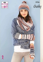 King Cole Accessories Knitted in Safari Chunky 5936 (Knit) 