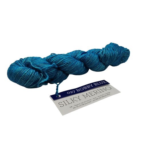 Malabrigo Silky Merino Bobby Blue 027