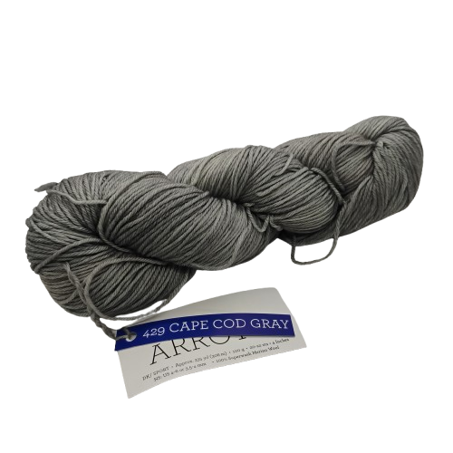 Malabrigo Arroyo Cape Cod Grey 429