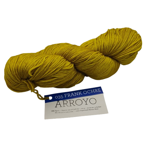 Malabrigo Arroyo Frank Ochre 035