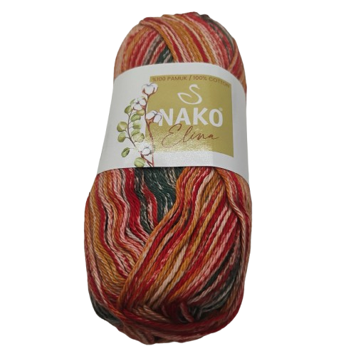 Nako Elina Red Denim Mix 2786