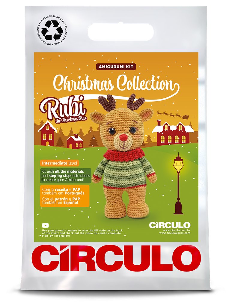 Circulo Amigurumi Kit Christmas Collection Rubi the Christmas Star