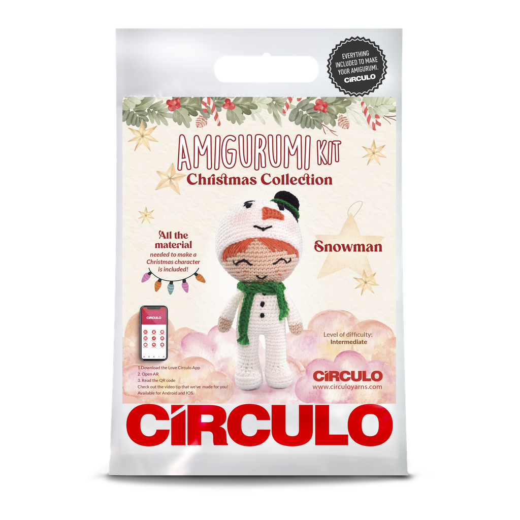 Circulo Amigurumi Kit Christmas Collection Snowman