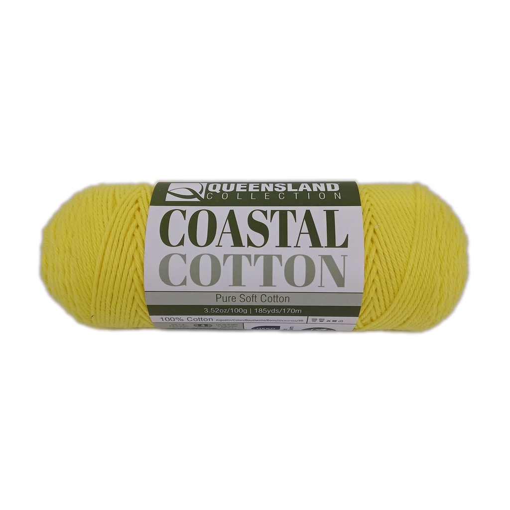 Queensland Collection Coastal Cotton Lemon 1022