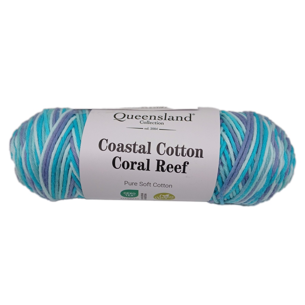 Queensland Collection Coastal Cotton Coral Reef  Moon Jelly 5009