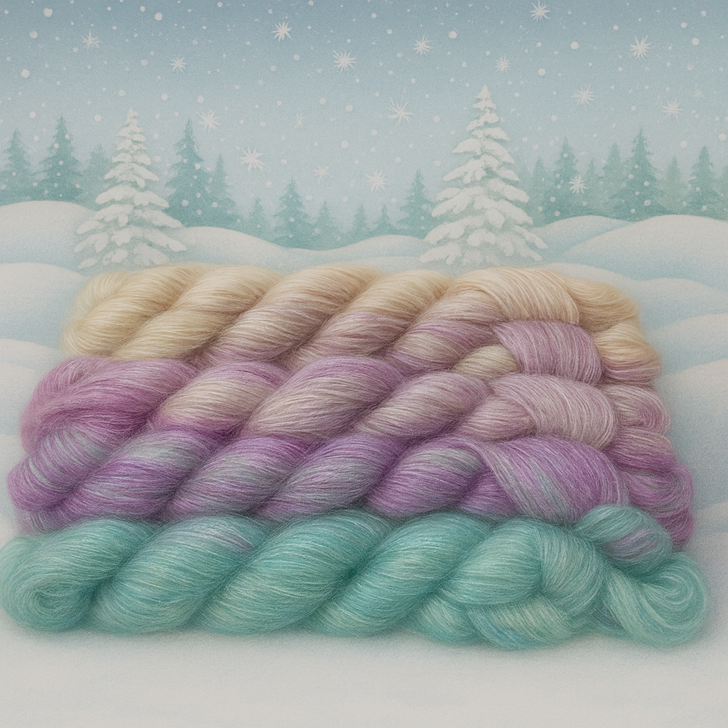 Art Yarns Silk Mohair Fade Kit Sugarplum Dreams  (Set of 5)