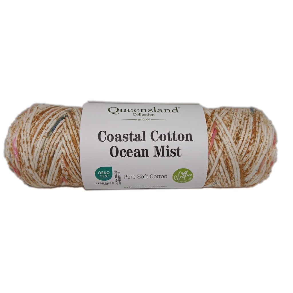 Queensland Collection Coastal Cotton Ocean Mist Golden Sands 3023