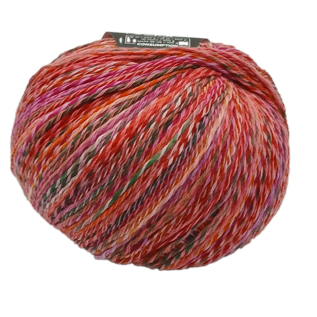 Wool Addicts Footprints Red, Purple, Orange 12